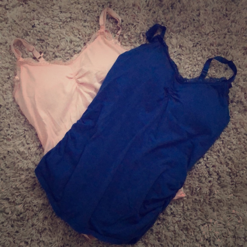 Set of two nursing tanks! Great condition!